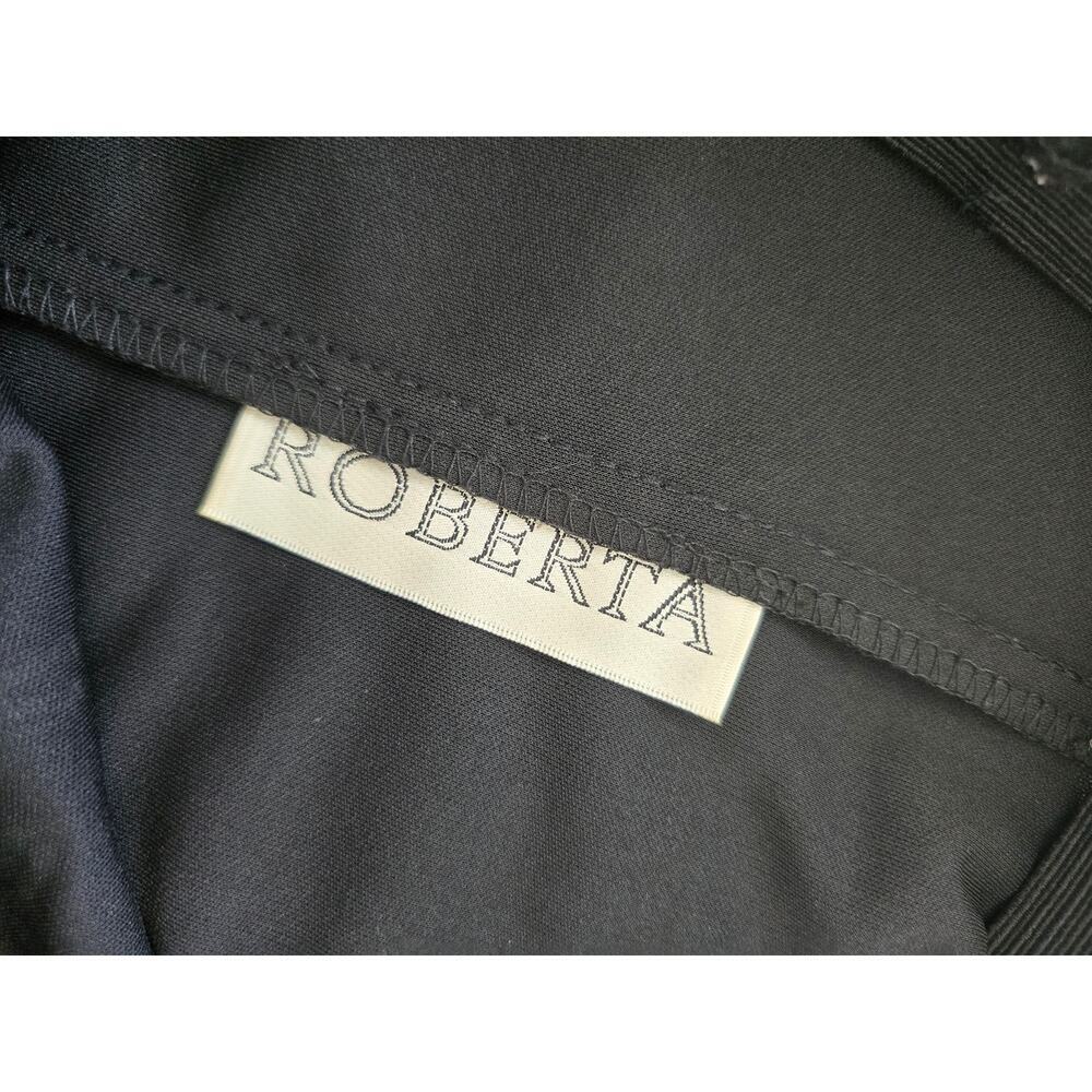 Vintage Roberta Y2K Beaded Black Midi Slip Dress Gown Size S Formal Whimsigoth - Picture 6 of 7